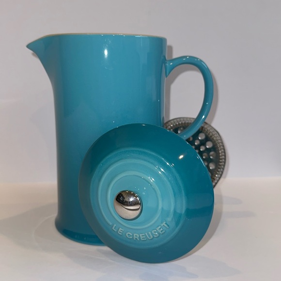 Le Creuset Kitchen Le Creuset French Press Color Caribbean Poshmark